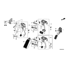 Pedal Assembly Brake (46600-TR0-A81)