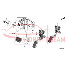 Pedal Assembly Brake (46600-TX4-A01) - 3