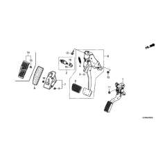 Pedal Assembly Brake (46600-TZ3-A91)