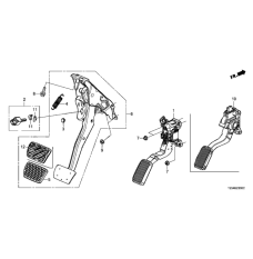 Pedal Assembly Brake (46600-TZ5-R82)