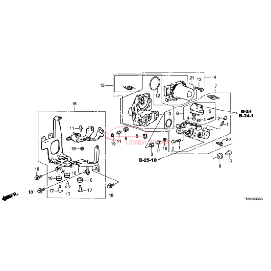 Brake Master Cylinder (46806-T6N-A00) - 1