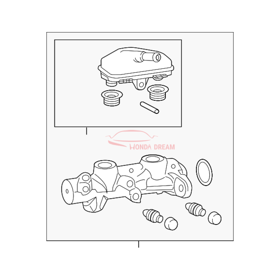 Brake Master Cylinder (46806-TMB-H00) - 1