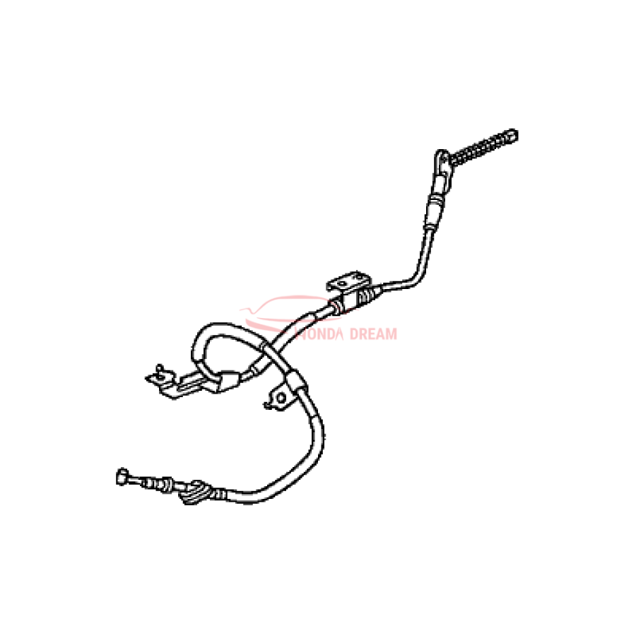 Wire, Passenger Side Parking Brake (47510-S5A-033) - 1