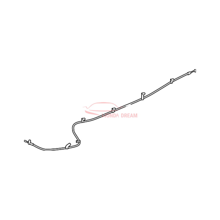 Wire, Passenger Side Parking Brake (47520-T6Z-A01) - 1