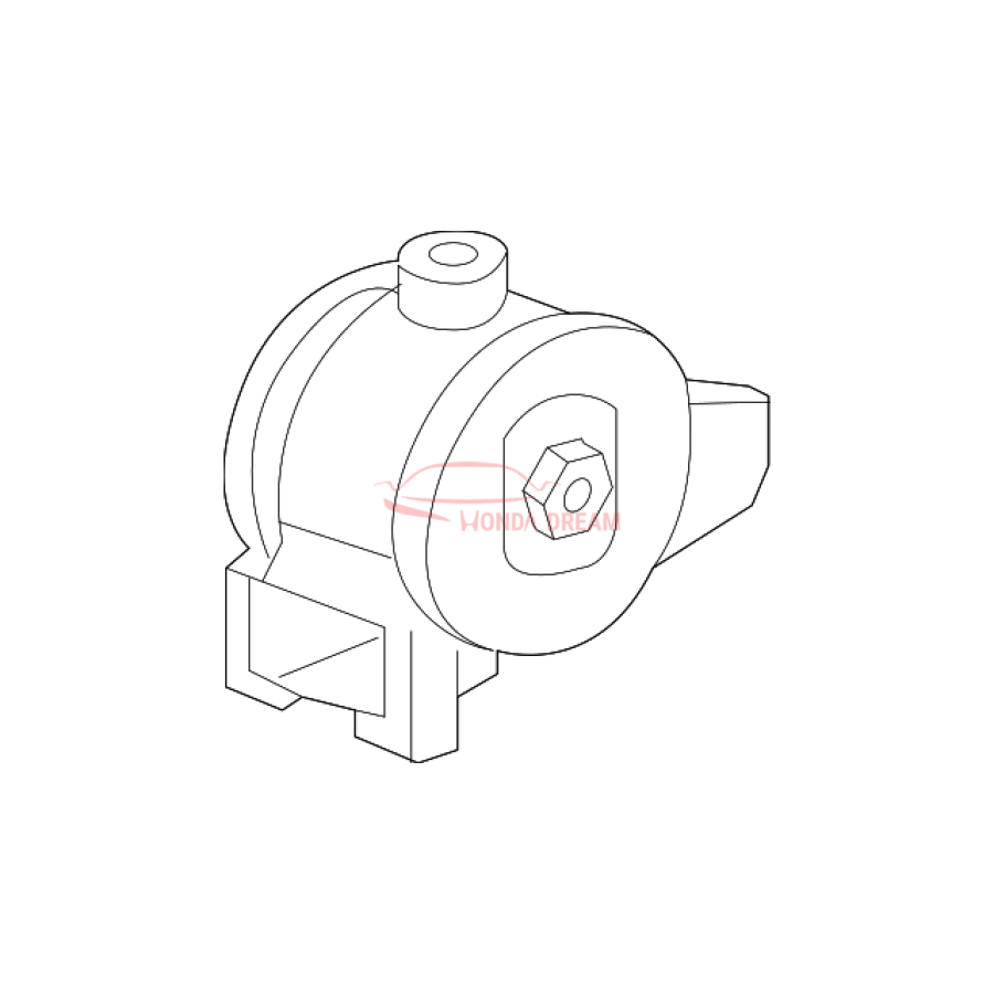 MTG RUB ASSY,RR E (50810-S3V-003) - 1