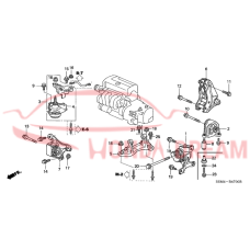 INS RUB ASSY,MTG (50810-S6M-003) - 3