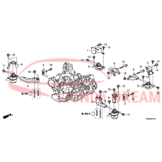 MTG RUB ASSY,ENG (50810-T6N-A01) - 3