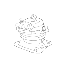 MTG RUB ASSY,ENG (50810-TA1-A01)