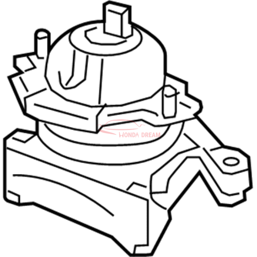 MTG ASSY,ENG RR (50810-TX4-A00) - 2