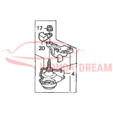 Mounting Engine Right (50820-S6E-E01) - 3