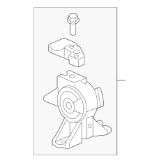 Mounting Engine Right (50820-SJC-A01)