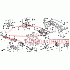 Mounting Engine Right (50820-SR3-J11) - 3