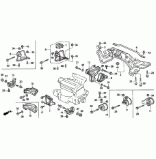 Mounting Engine Right (50820-SR3-J11)