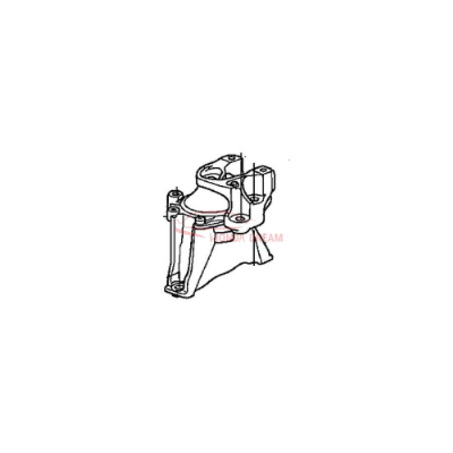 Mounting Engine Right (50820-SWA-A01) - 2