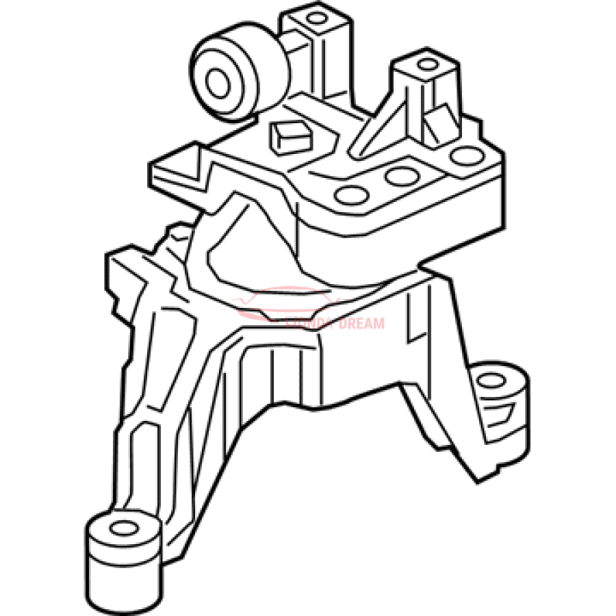 Mounting Engine Right (50820-TJB-A02) - 3