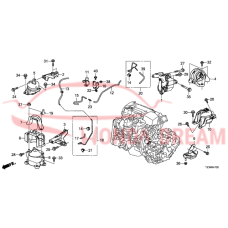 Mounting Engine Right (50820-TZ4-305) - 3