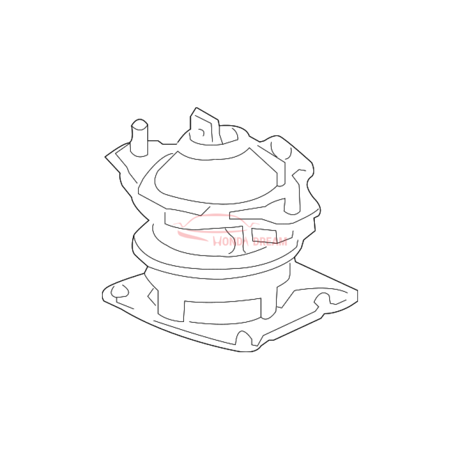 Mounting Engine Front  (50830-SDB-A04) - 1