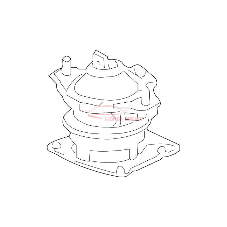 Mounting Engine Front  (50830-SDR-A01) - 1