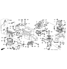 Mounting Engine Front  (50830-SEA-E12)