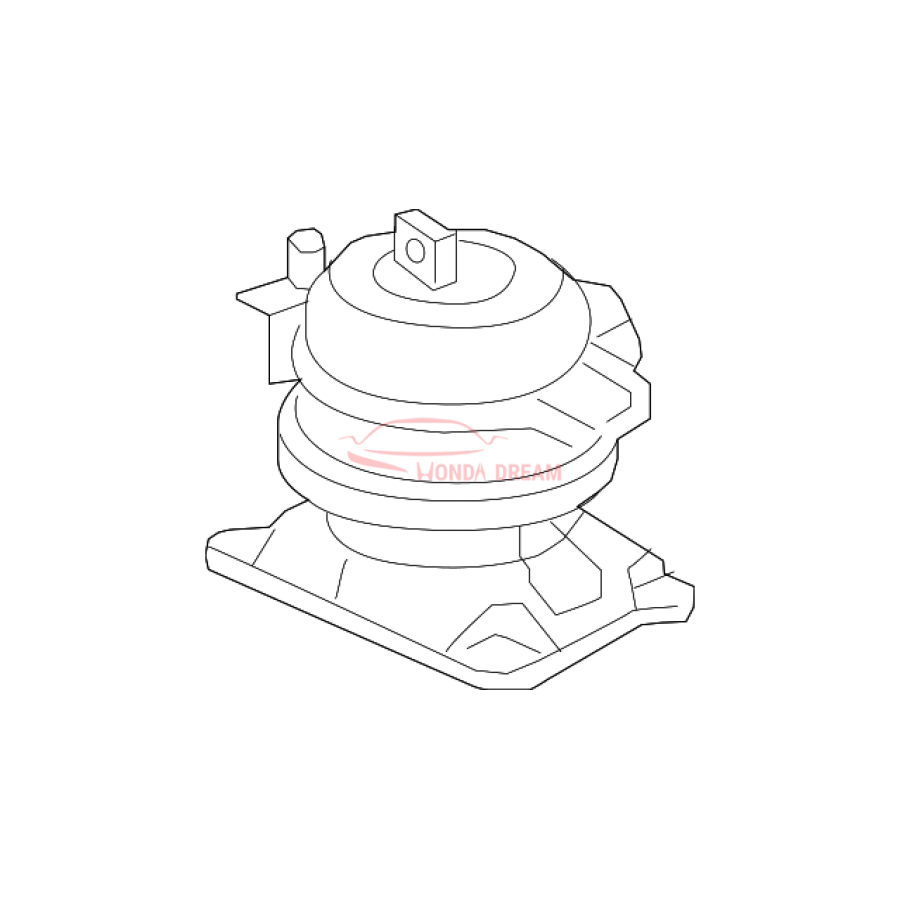 Mounting Engine Front  (50830-THR-A02) - 1