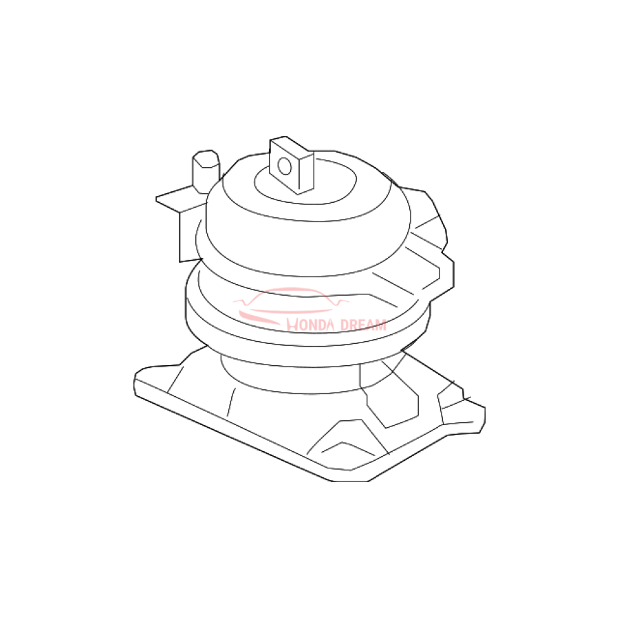 Mounting Engine Front  (50830-TK8-A01) - 1