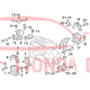 Опора двигуна передня (50830-TK8-A01) - 5