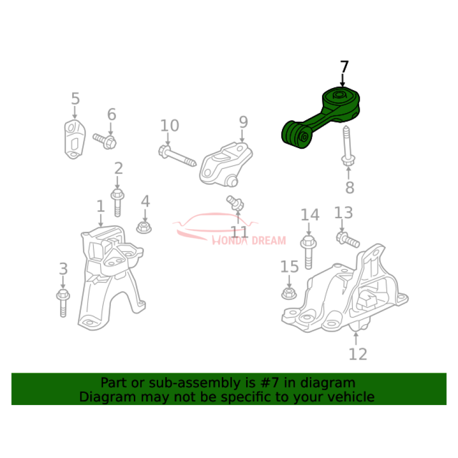 TORQUEROD LWR(MT) (50890-TGH-A01) - 2