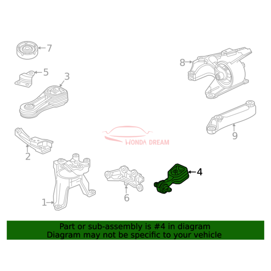 TORQUEROD LWR(2.0 (50890-THB-H01) - 2