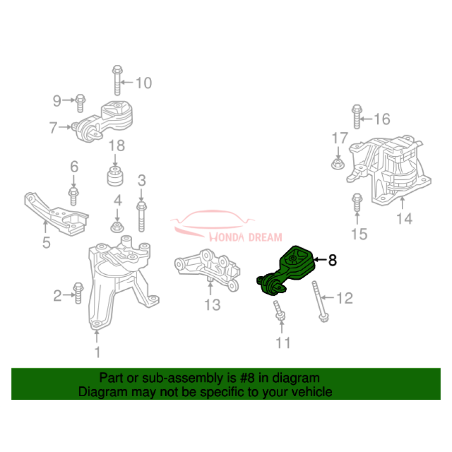 TORQUEROD LWR (50890-TLA-A02) - 2