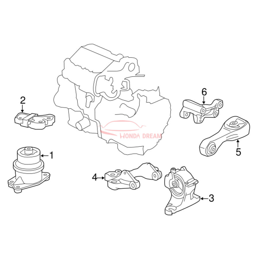 TORQUEROD(CVT) (50890-TM8-013) - 3