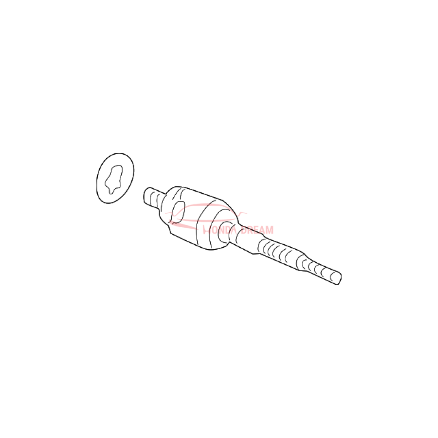 RACK END COMP (53010-S9V-A01) - 1