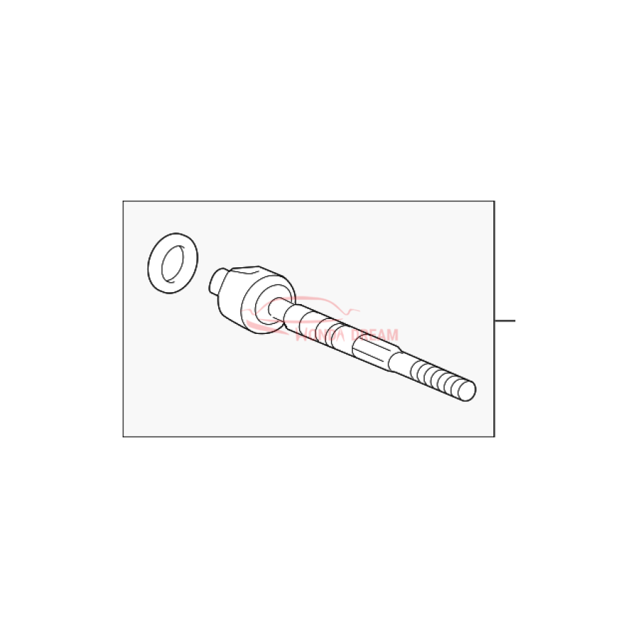 RACK END COMP (53010-TG7-A01) - 1