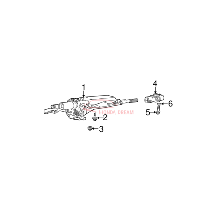 Column Assembly, Steering (53200-S5S-G01) - 3