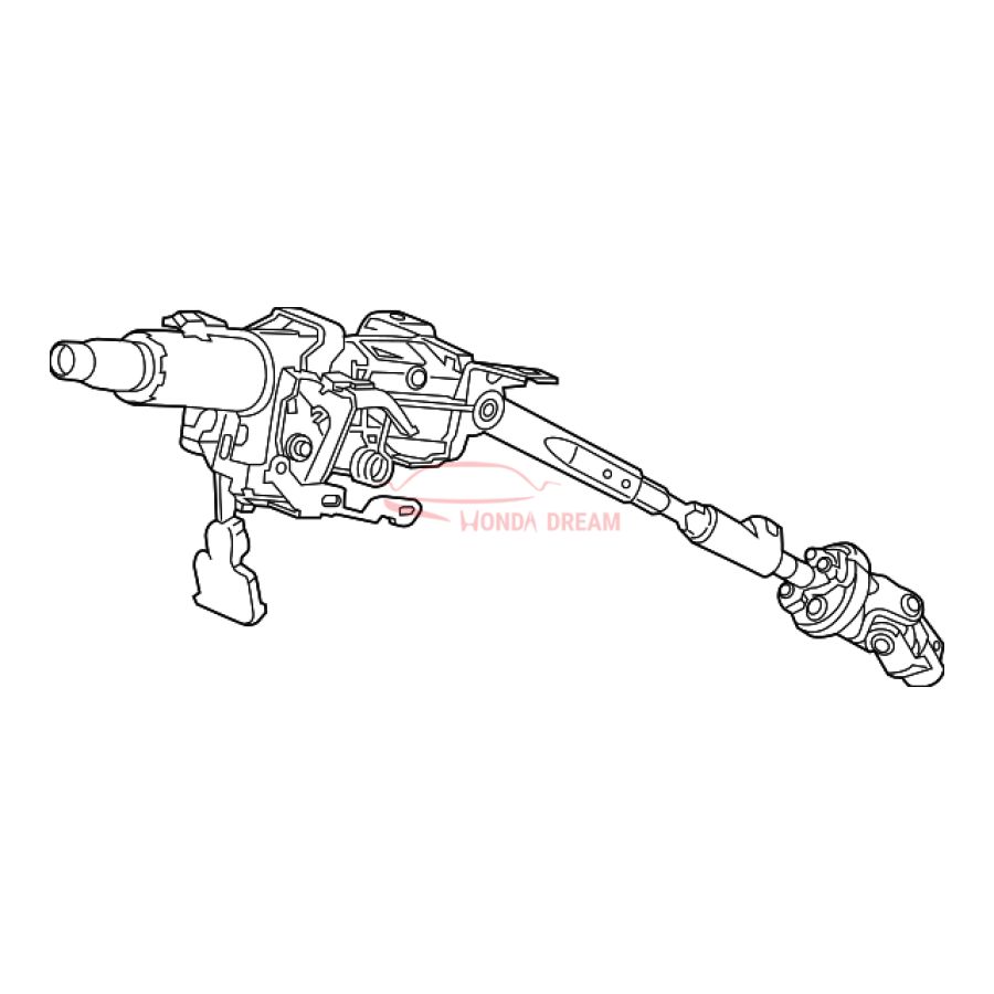 Column Assembly, Steering (53200-T2A-A02) - 1