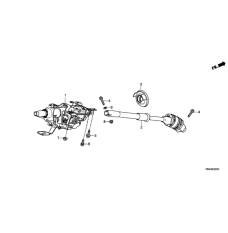 Column Assembly, Steering (53200-T6N-A01)