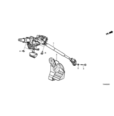 Column Assembly, Steering (53200-TX4-A12)