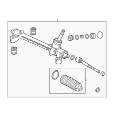 Gear Box Assembly, Steering (53400-THX-A03)