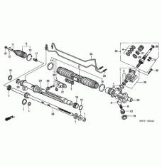 Clip, Steering Tie Rod (53434-S5A-003)