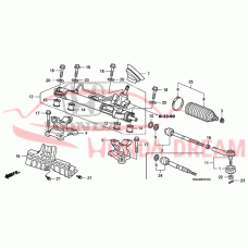 Clip, Steering Tie Rod (53434-SNA-A01) - 3