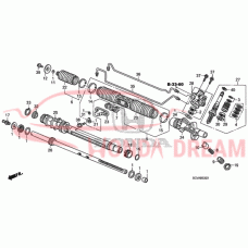 Хомут пильовика рульової рейки, до рейки (53447-S7A-003) - 4