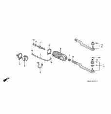 Dust Seal, Tie Rod (53534-SD4-000)