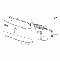 Dust Seal, Tie Rod (53534-SE0-A52)