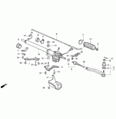 Dust Seal, Tie Rod (53534-SL4-J01)