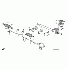 Dust Seal, Tie Rod (53534-SR3-A52)