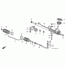 Dust Seal, Tie Rod (53534-SV4-N01)