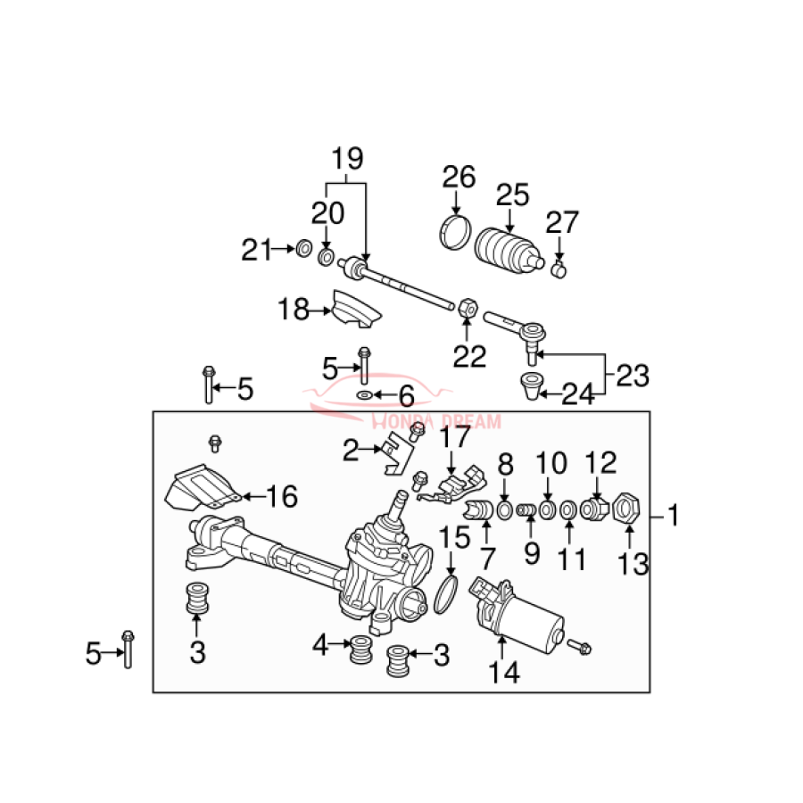 Dust Seal, Tie Rod (53534-SYY-003) - 2