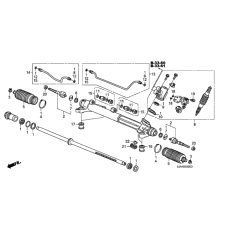 Washer, Tie Rod Stopper (53535-SJA-A01)