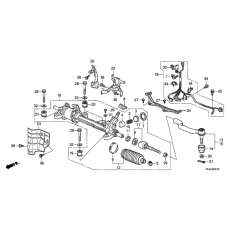 Washer, Tie Rod Lock (53536-S3N-J01)