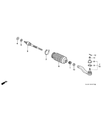 Dust Seal, Tie Rod (53537-SL0-A02)