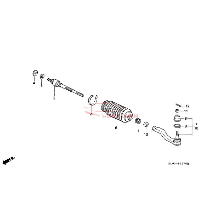 Dust Seal, Tie Rod (53537-SL0-A02) - 1